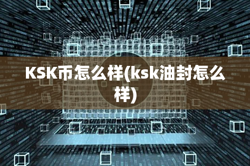 KSK币怎么样(ksk油封怎么样)第1张-链盟网