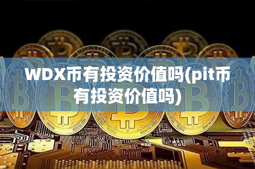 WDX币有投资价值吗(pit币有投资价值吗)第1张-链盟网